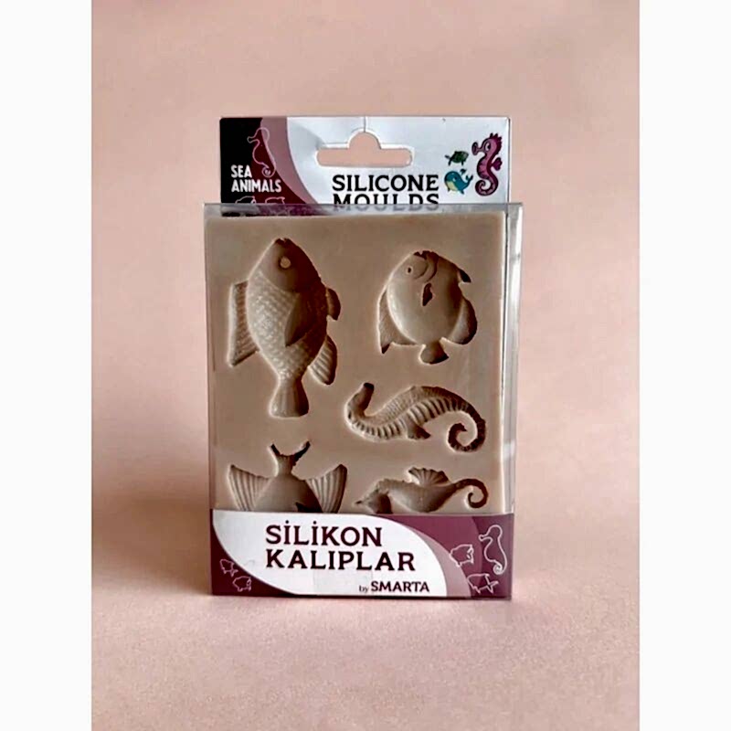 Nureart Sea Animals Deniz Hayvanları Silikon Kalıp Sk1013031