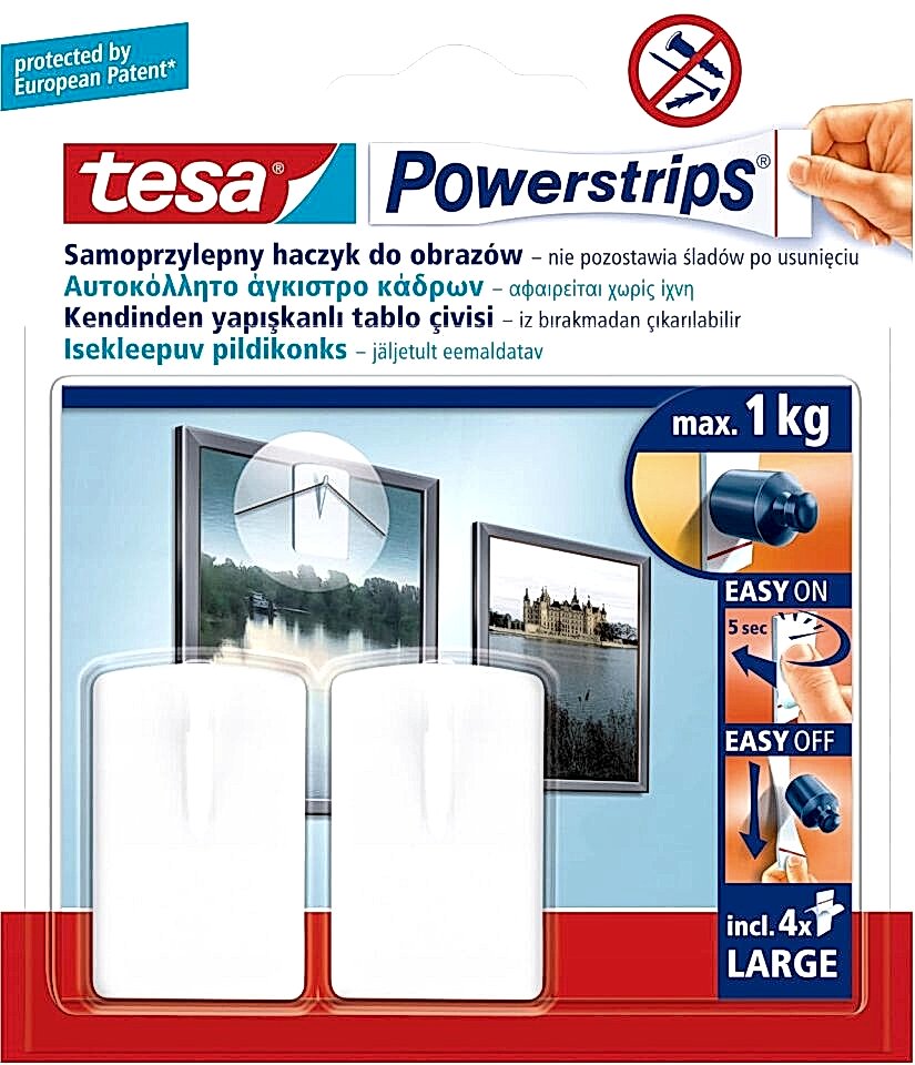 Tesa Powerstrips Resim Askısı 2 Adet