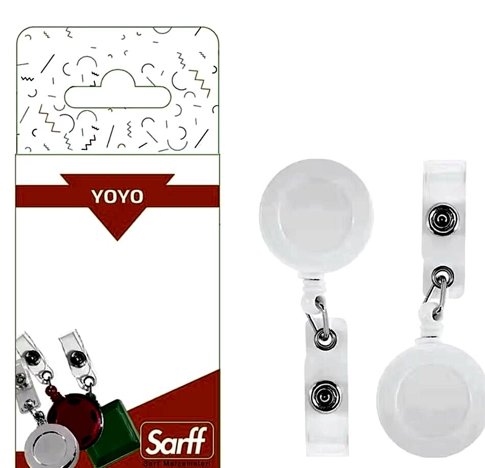 Sarff Yuvarlak Kancalı Beyaz Eko Yoyo 2 Li
