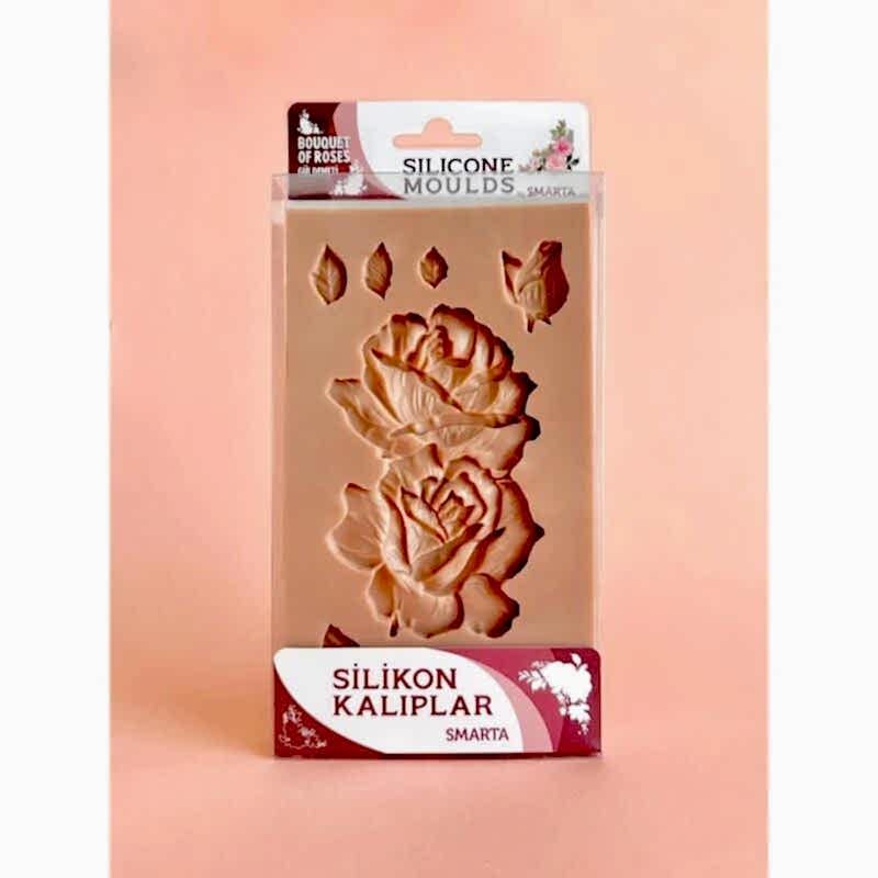 Nureart Bouquet Of Roses Gül Demeti Silikon Kalıp Sk1013054