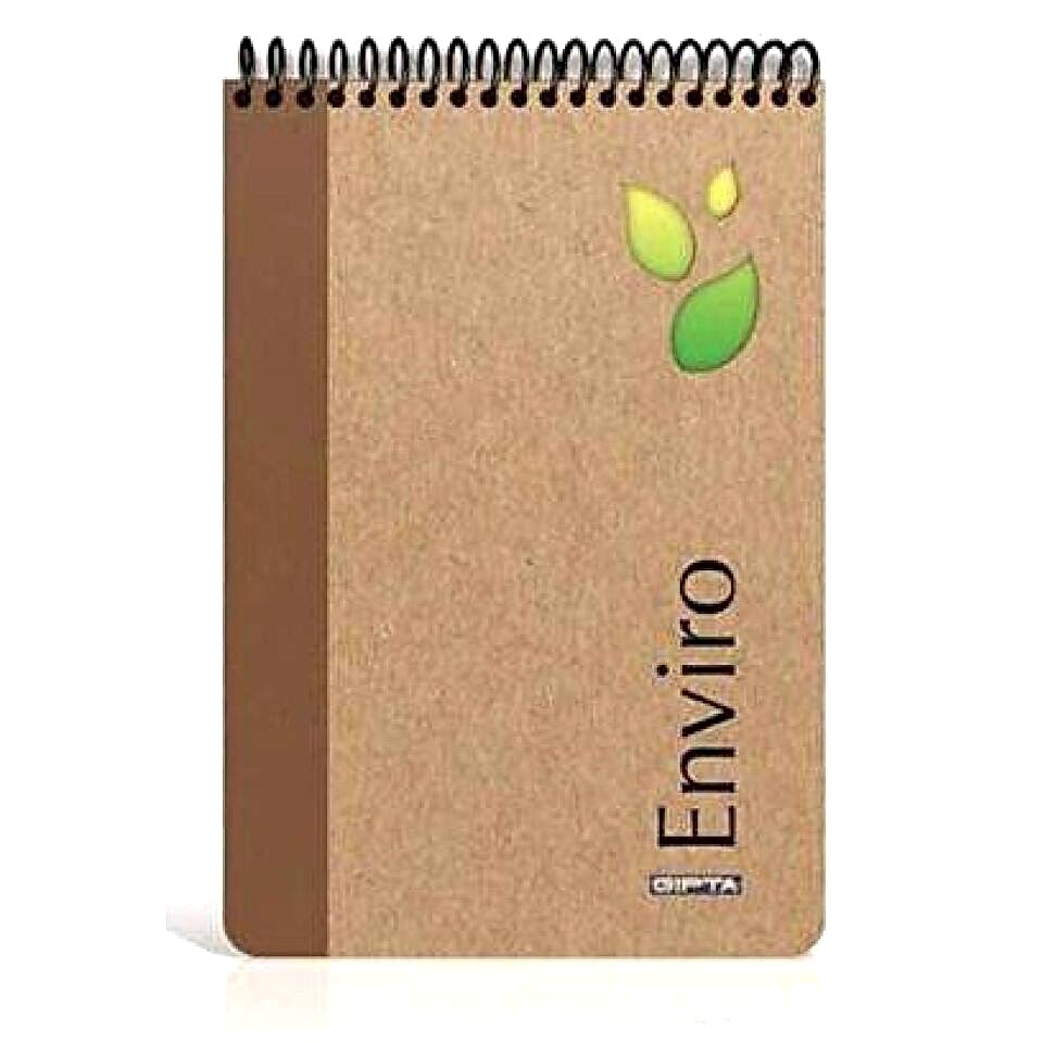 Gıpta Envıro Spiralli Kraft Sert Kapak Bloknot 17x24-100 Yaprak Kare