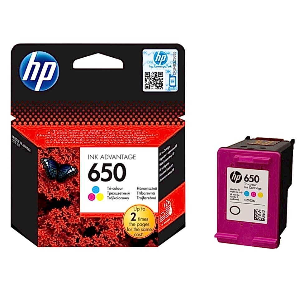 Hp 650 Renkli Kartuş