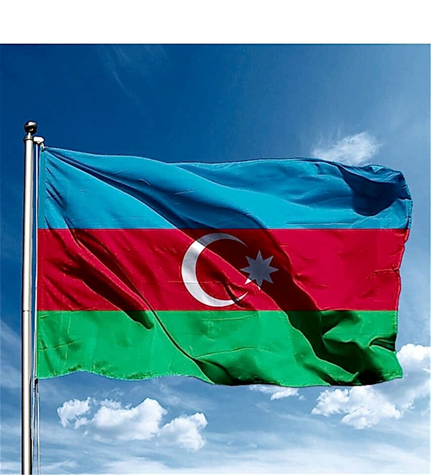 Buket 100x150 Cm Azerbaycan Bayrağı