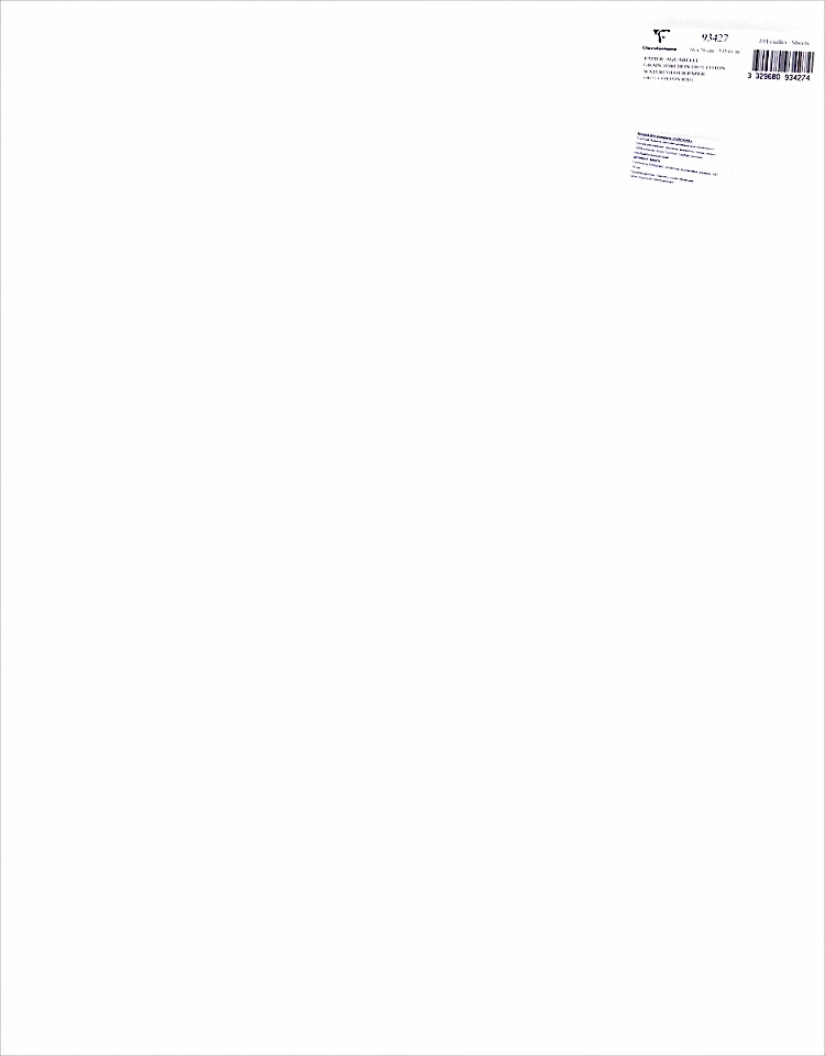 Clairefontaine Fontaıne 50X70 Cm 535 Gr Kalın Dokulu Suluboya Kağıdı