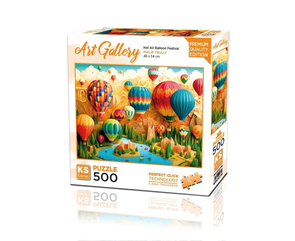 Ks Games Puzzle 500 Hot Air Balloon Festival