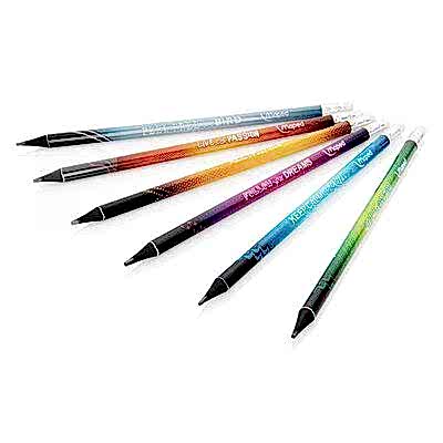 Maped Black Peps Energy Silgili Kurşun Kalem