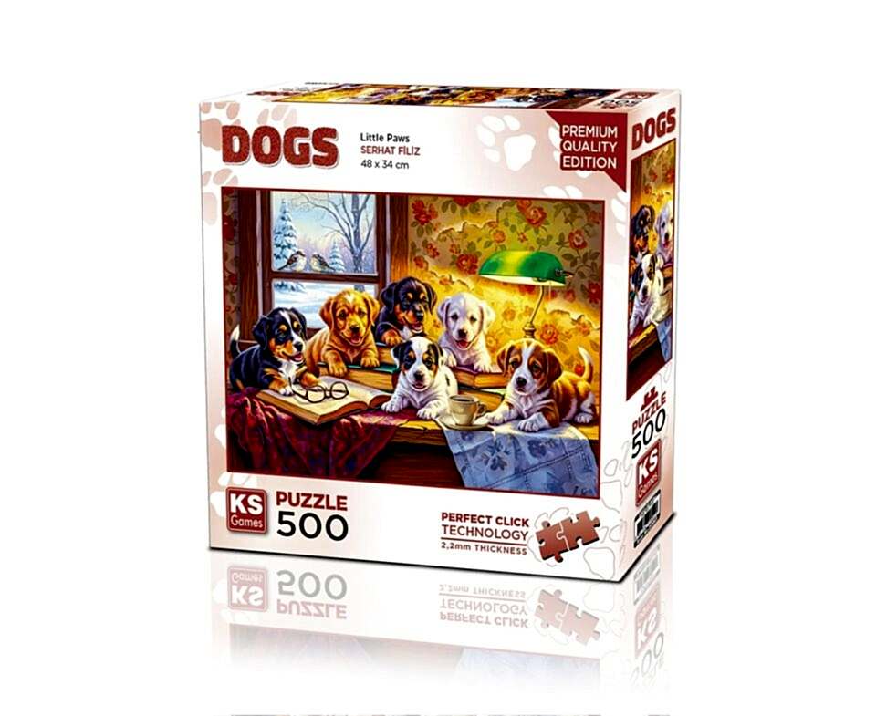 Ks Games Puzzle 500 Little Paws