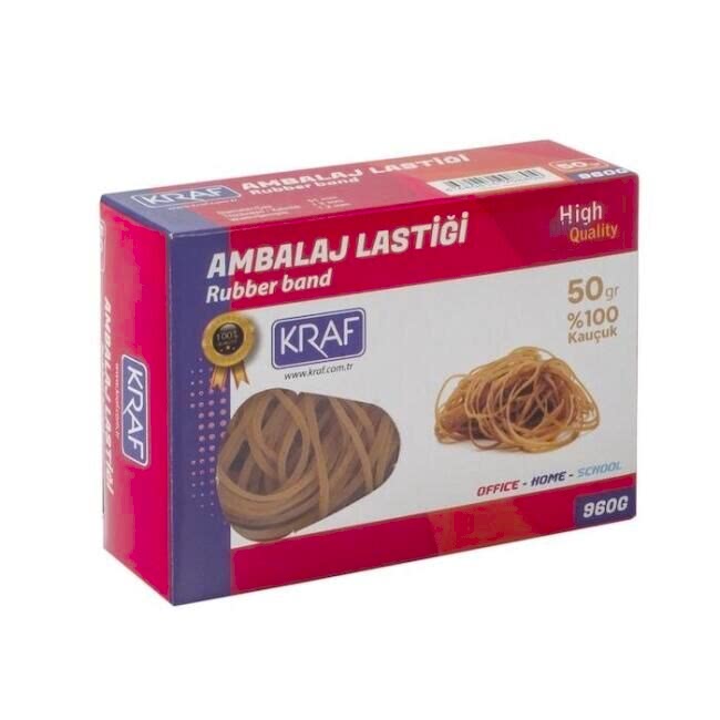 Kraf Ambalaj Lastiği %100 Kauçuk 50 G 960G
