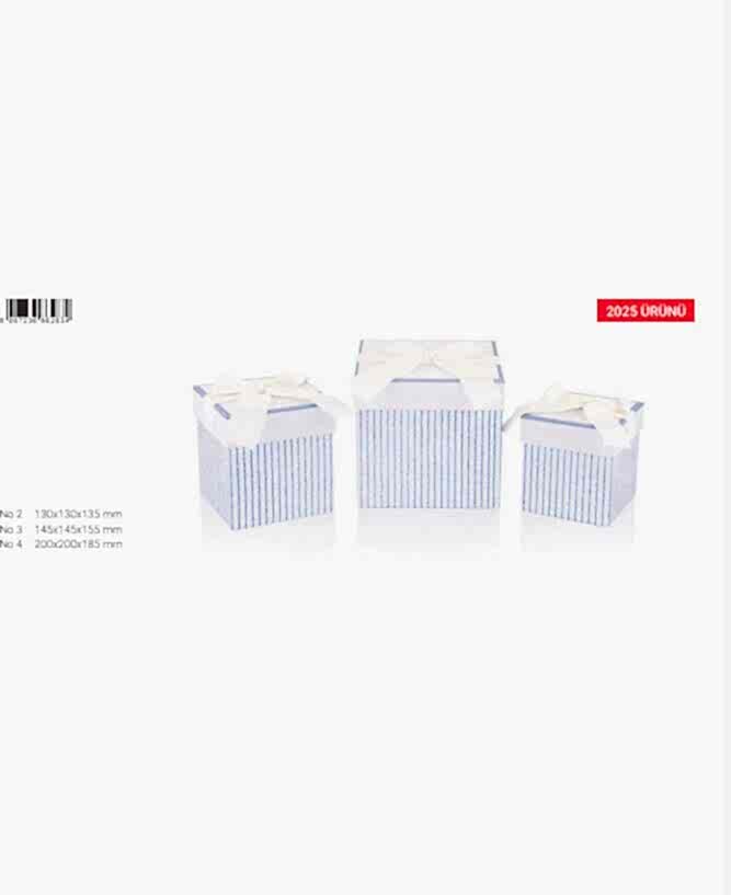 Gıpta İndigo Dik Boy Kutu No 03