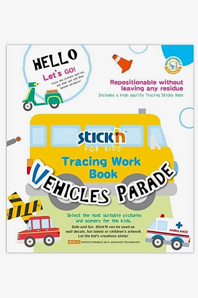 Hopax Stıckn Taşıtlar Çalışma Kitabı 20X15Cm 30Sf