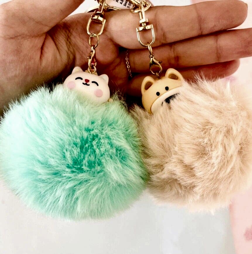 Gıpta Anahtarlık Pump Cats Pompom
