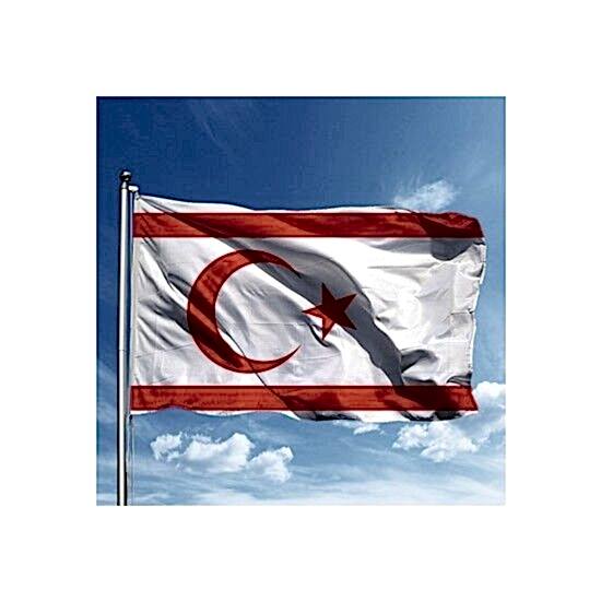 Buket 100x150 Cm Kıbrıs Bayrağı