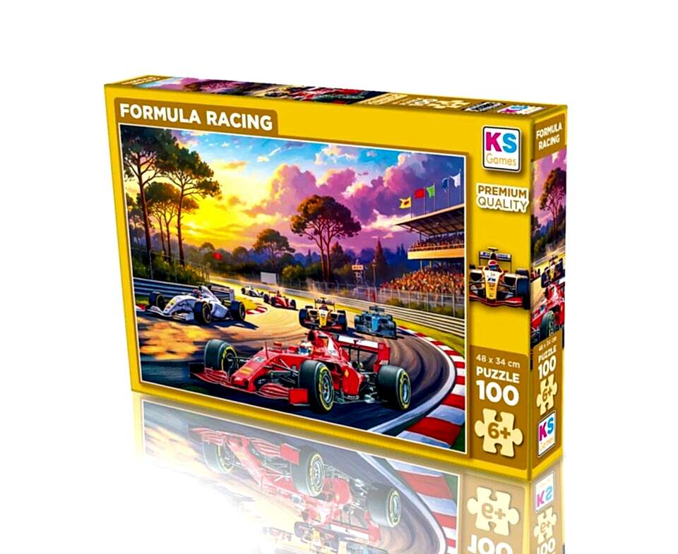 Ks Games Formula Racing 100 Parça Puzzle