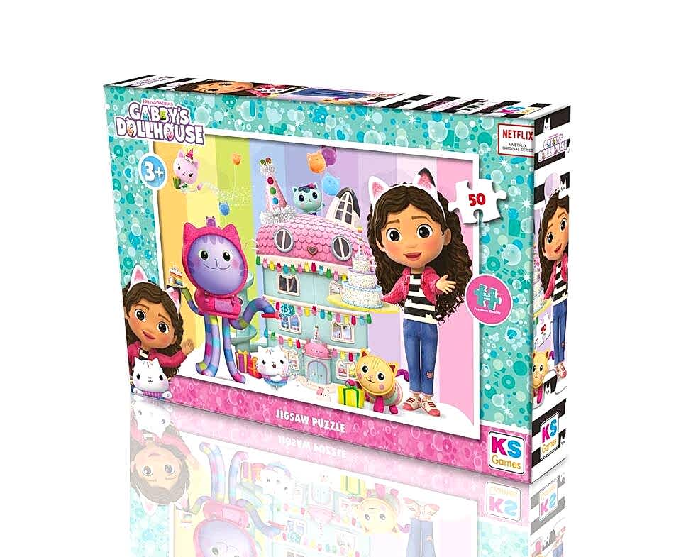 Ks Games Gabbys Dollhouse Puzzle 50 Parça