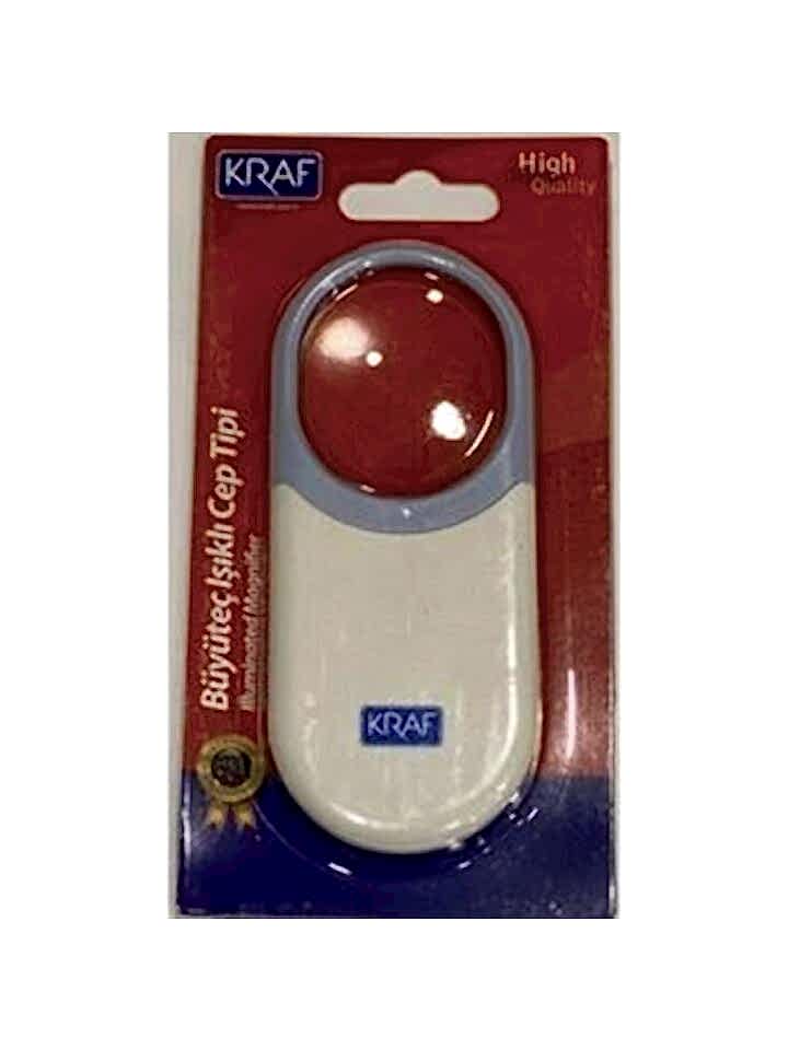 Kraf Büyüteç Işıklı Cep Tipi 311G