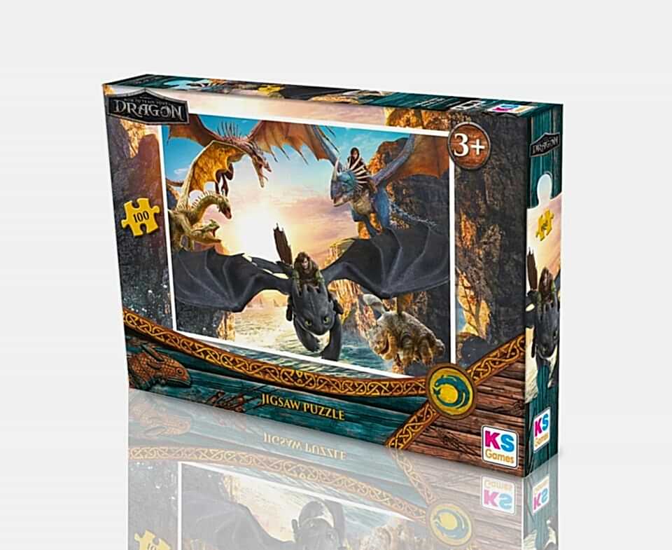 Ks Games How To Train Your Dragon Puzzle 100 Parça