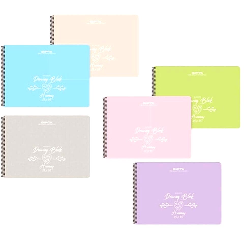 Gıpta Harmony Pp Kapak Spiralli Resim Defteri 35x50 30 Yp