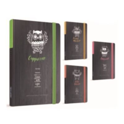 Gıpta Coffee Book İpli Dikişli Sert Kapak Defter 13x21 120 Çizgili