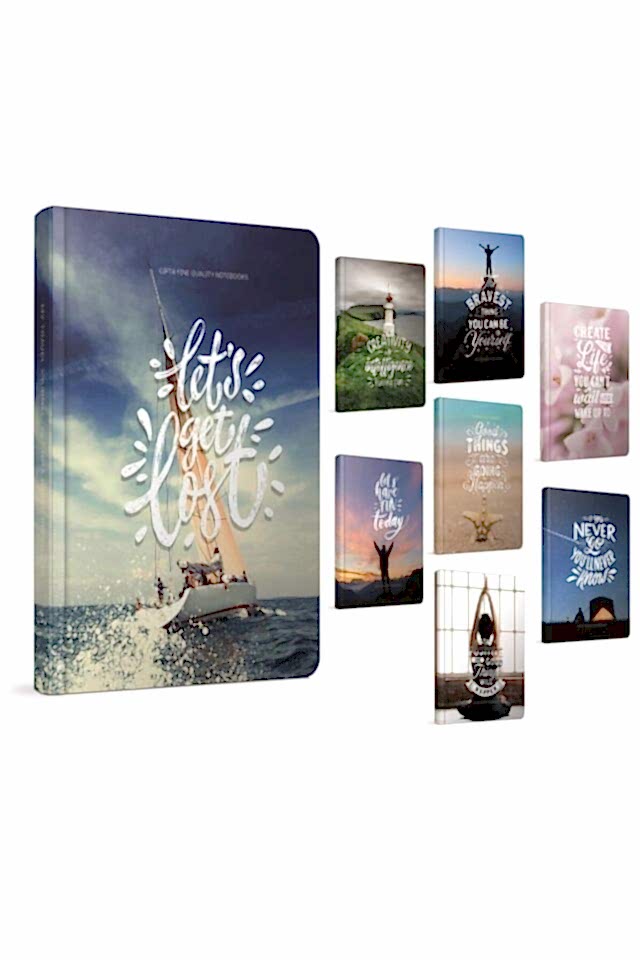 Gıpta Travel Journal İp Dikişli Sert Kapak Defter 13X21 120 Yp Çizgili