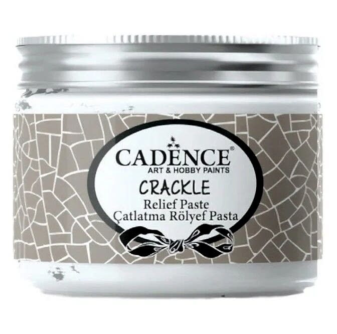 Cadence Çatlatma Rölyef Pasta Beyaz 150 Ml