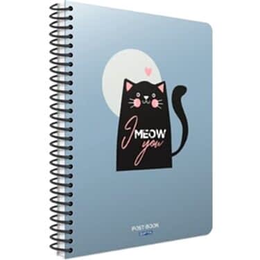 Gıpta Post Book Spiralli Karton Kapak Defter A6 80 Yp Kareli