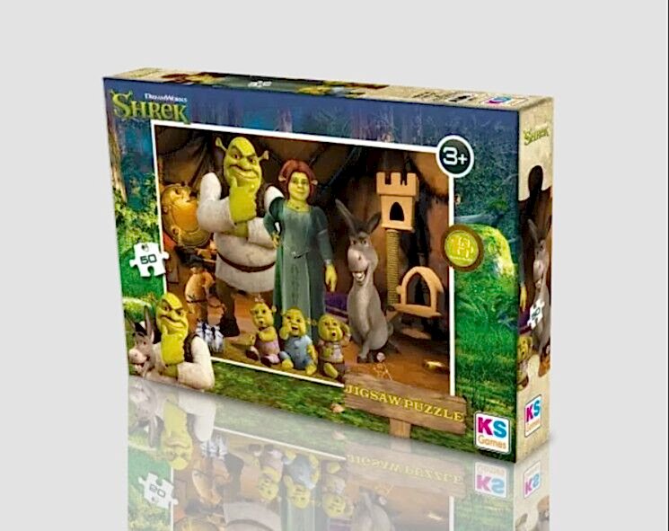 Ks Games Shrek Puzzle 50 Parça