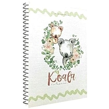 Gıpta Koala Spiralli Karton Kapak Defter A4 100 Yp Kareli