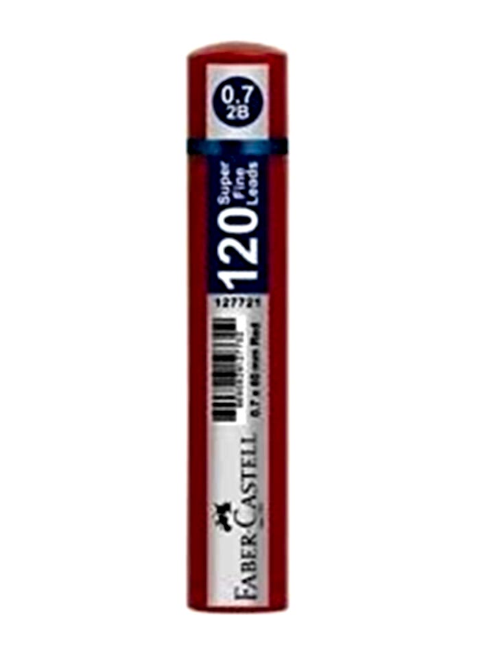 Faber-Castell Grip Min 2023 0.7 2B 60mm 120 Li Bordo
