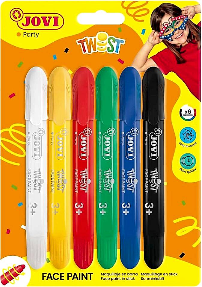 Jovi 191 Yüz Boyası Stick Kalem 6 Renk