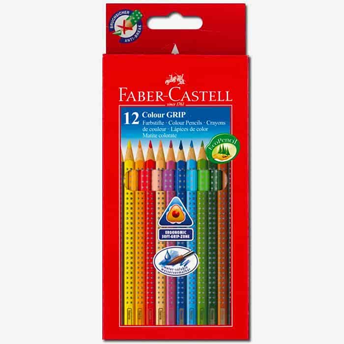 Faber-Castell Grip 2001 Boya Kalemi 12 Renk