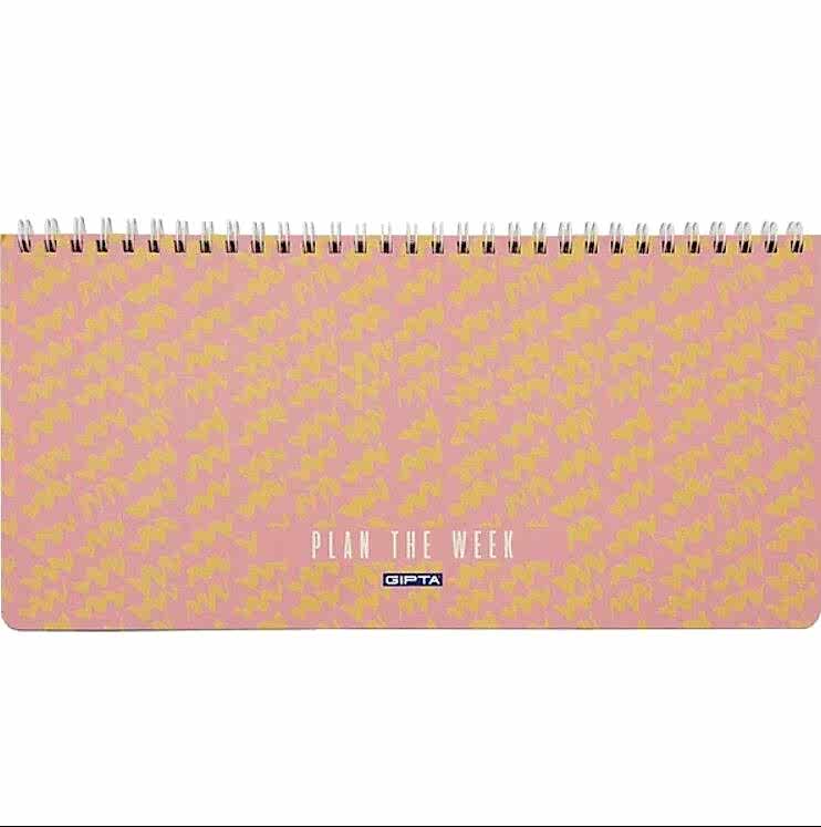 Gıpta Plan The Week Sp. Karton Kpk. Defter13X27 54 Yp.
