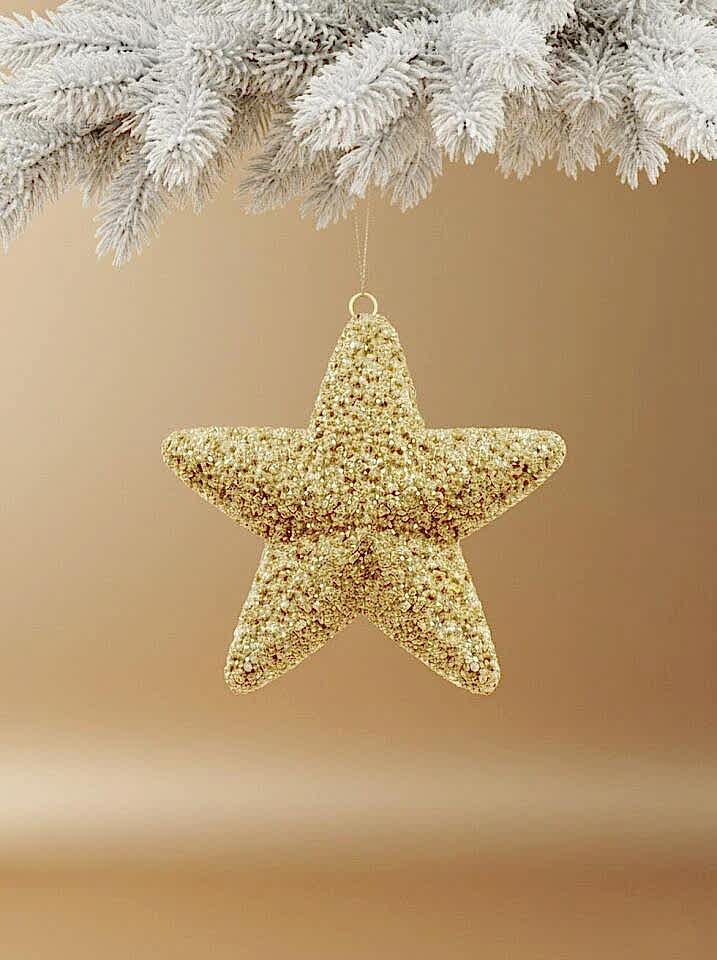 Astaş Simli Altin Yildiz 15 Cm