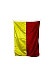 Buket 70x105 Cm Sarı Kırmızı Cankurtaran Bayrağı