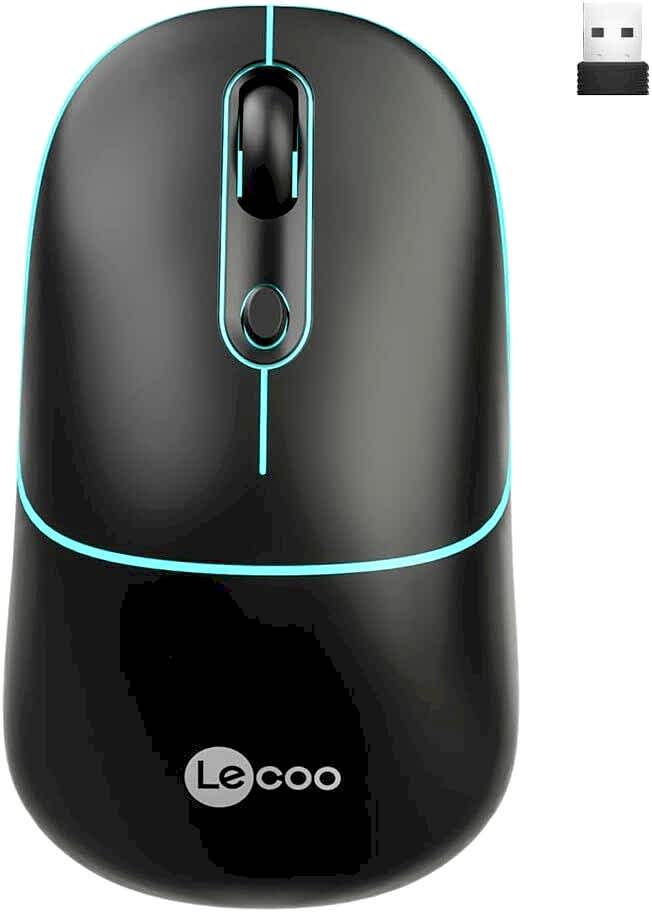 Lecoo Ws210 Siyah Usb Kablosuz Bluetooth Mouse 2.4 G
