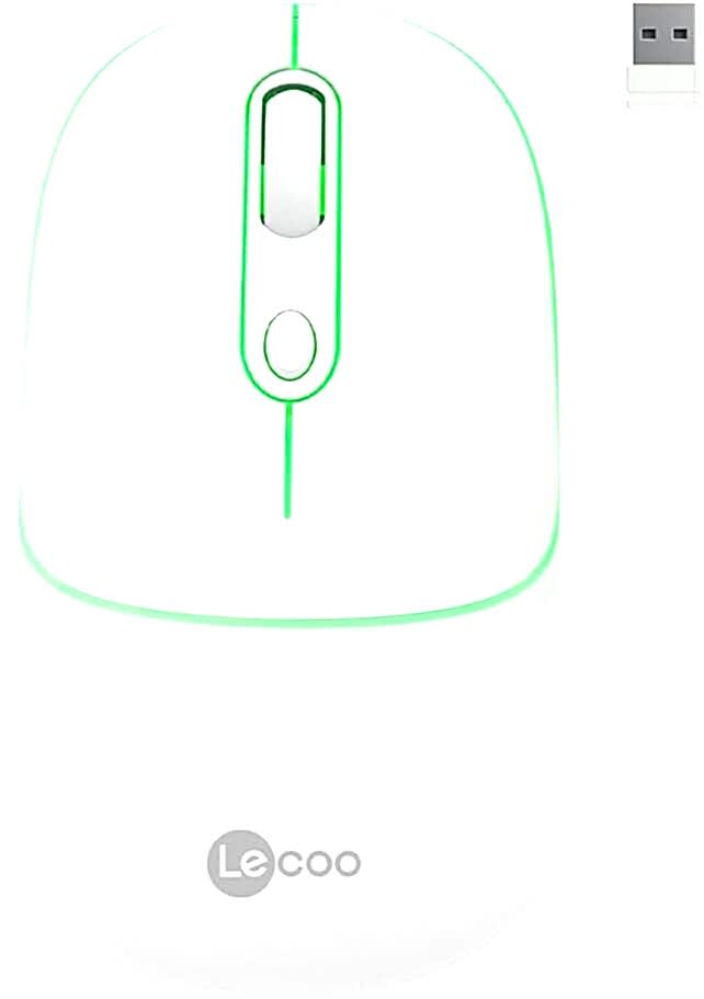 Lecoo Ws210 Beyaz Usb Kablosuz Bluetooth Mouse 2.4