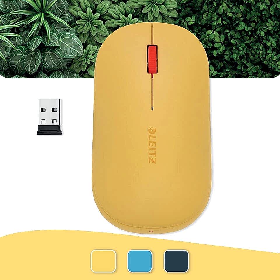 Leitz Cosy Kablosuz Mouse Sarı