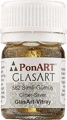 Ponart Cam Boya Art 20 Ml Gümüş