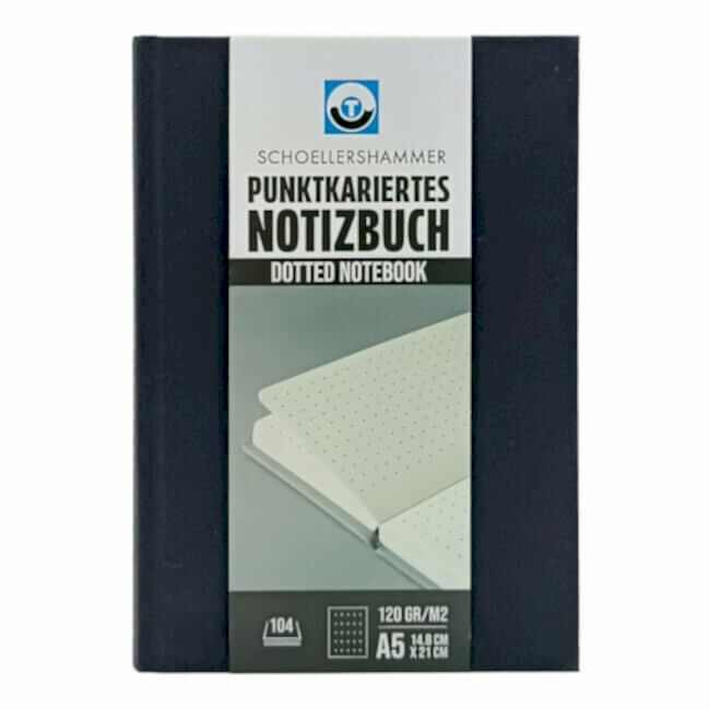 Güven Art Schoellershammer Noktalı Defter A5 120 gr 104 Yaprak