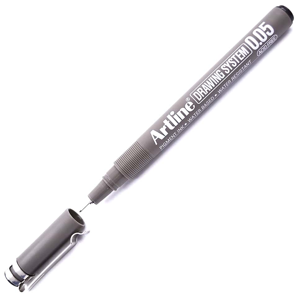 Artline Drawing System 0.05 Çizim Kalemi Uç:0,05 Mm Siyah