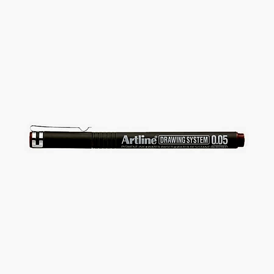 Artline Drawing System 0.05 Çizim Kalemi Uç:0,05 Mm Sepia