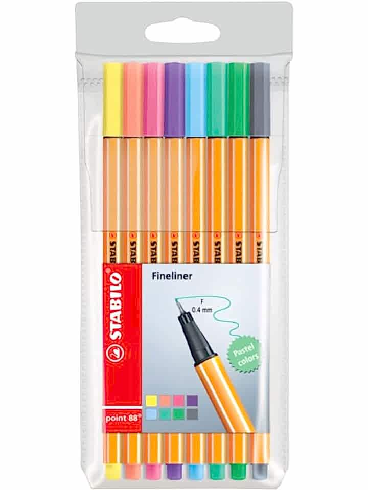 Stabilo Point 88 8 Li Pastel Paket