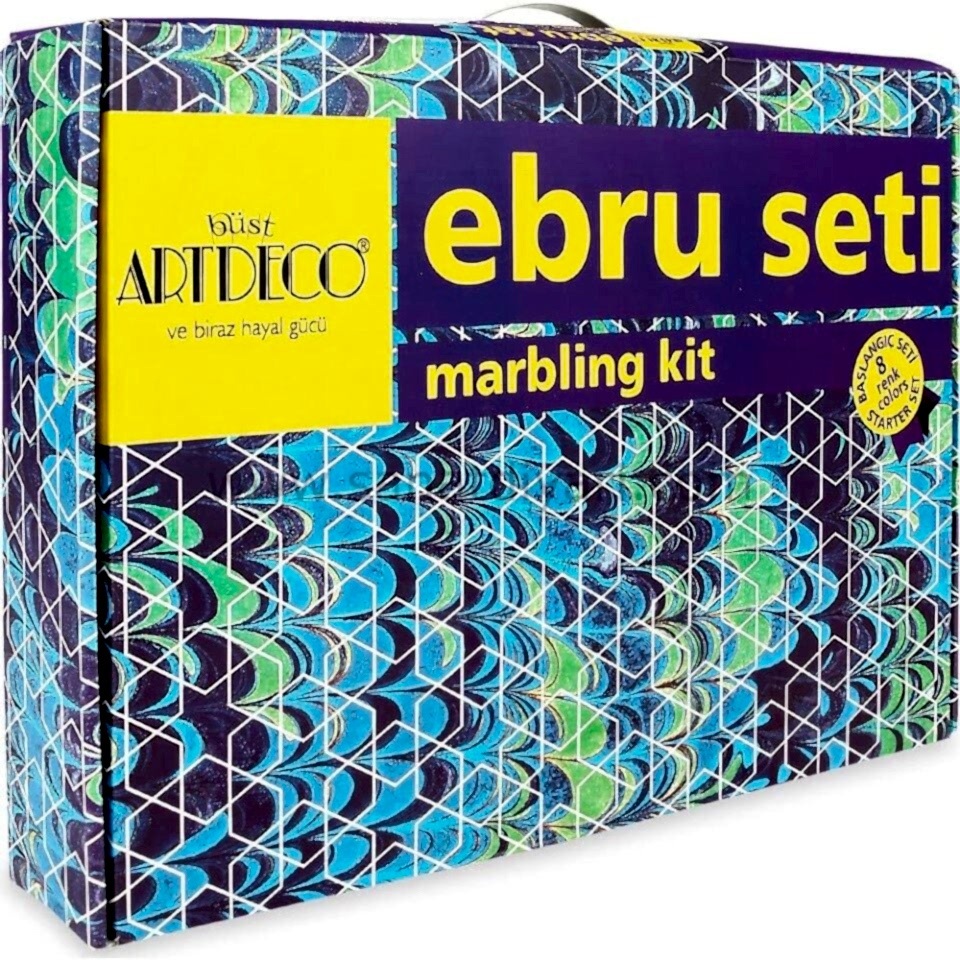 Artdeco Ebru Başlangıç Seti 8 Renk