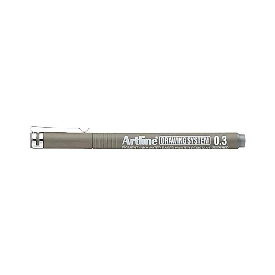 Artline Drawing System 0.3 Çizim Kalemi Uç:0,3 Mm Grey