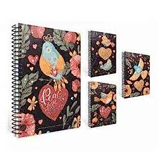 Gıpta Nıght Book İp Dikişli Sert Kapak Defter 17x24 120 Yp Kareli