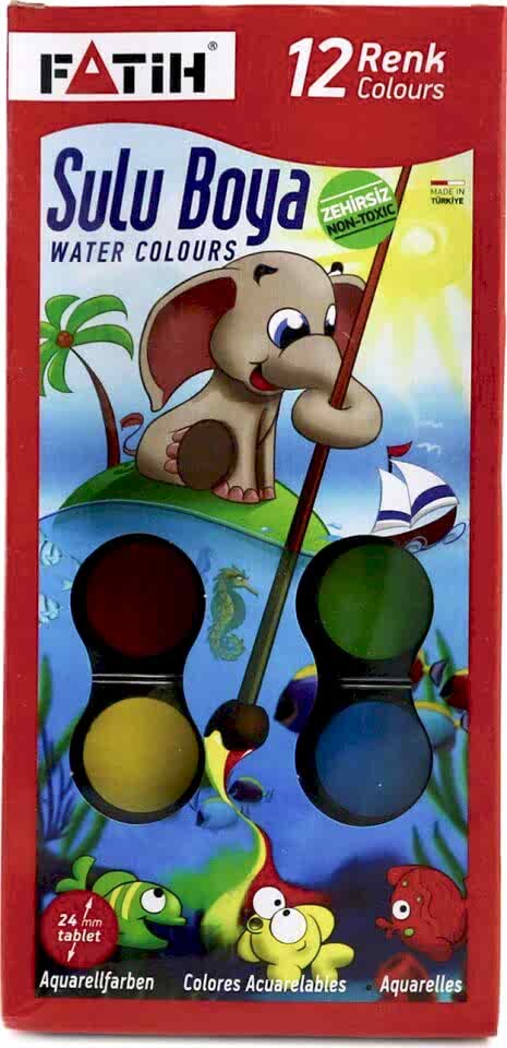 Fatih Sulu Boya K-12 Renk