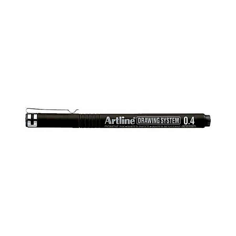 Artline Drawing System 0.4 Çizim Kalemi Uç:0,4 Mm Grey