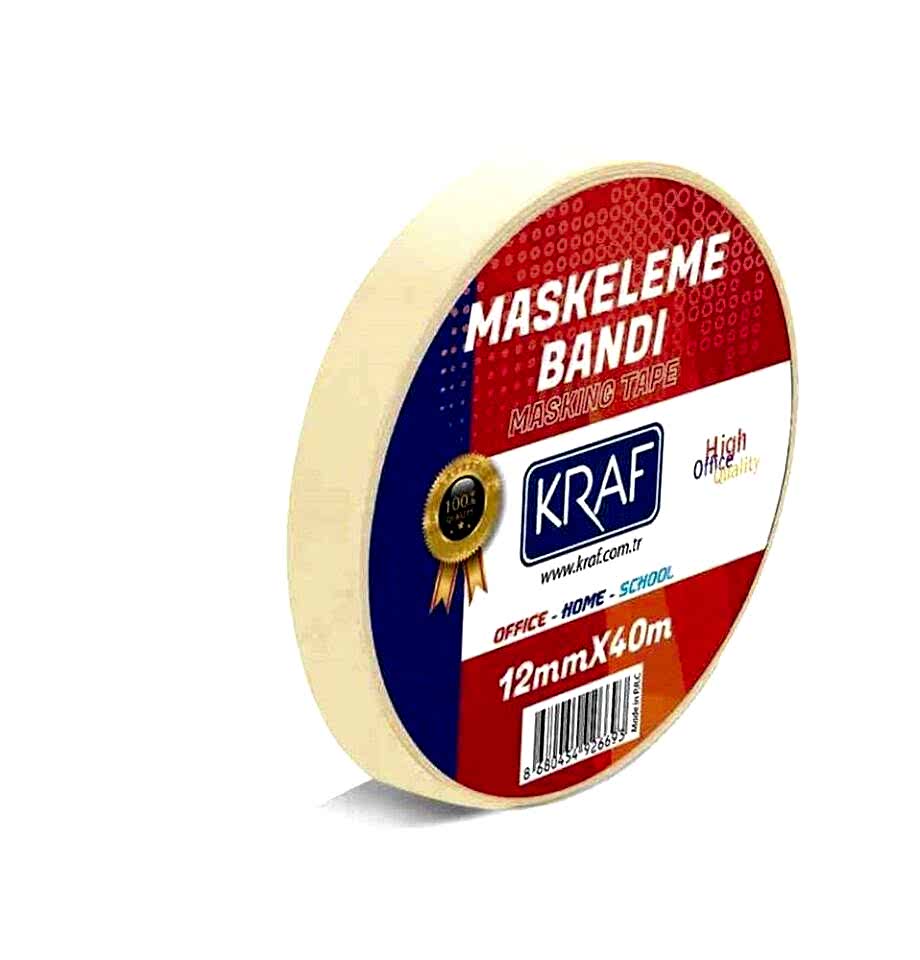 Kraf Maskeleme Bandı 12 Mm x 40 M 40129G