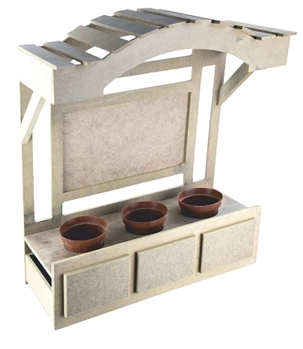 Baykon Ahşap Çiçeklik No 1