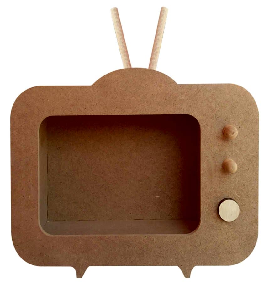 Okutan Ahşap Büyük Televizyon