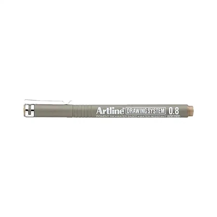 Artline Drawing System 0.8 Çizim Kalemi Uç:0,8 Mm Pale Brown